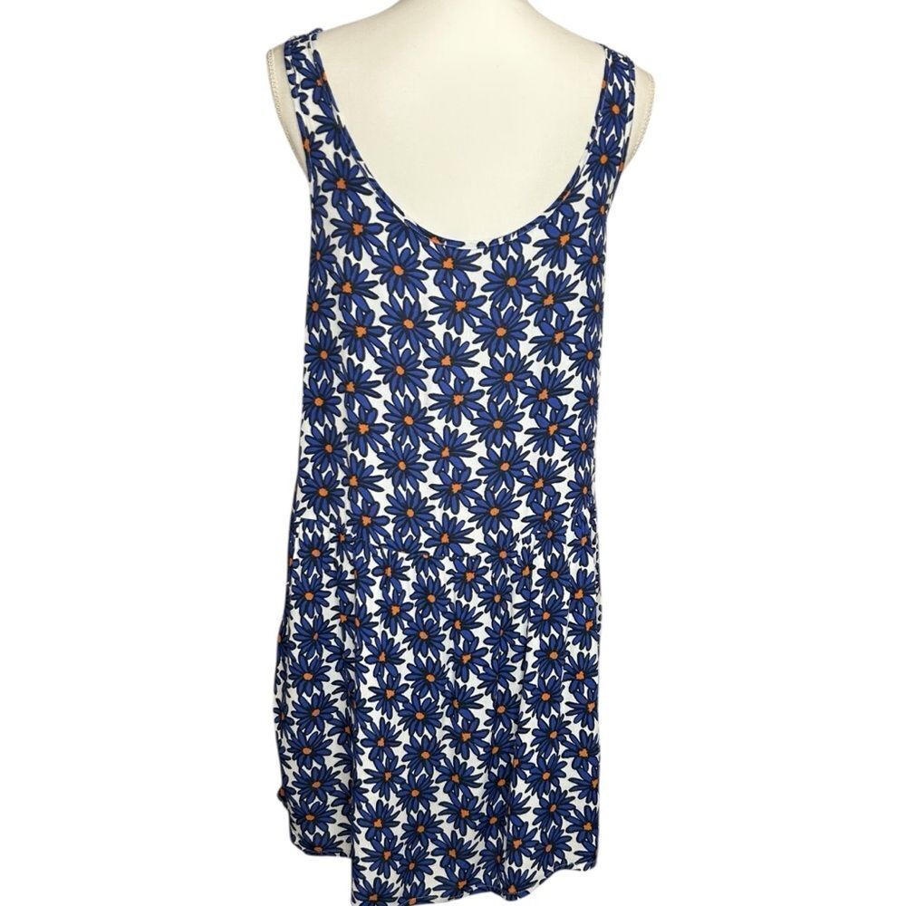 Dr. Bloom Boutique‎ Blue Daisy Floral Flowy Shift Sundress Dress Small / Medium - Picture 4 of 7